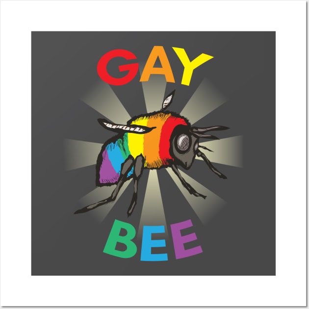 Gay Bee Wall Art by smashythebear